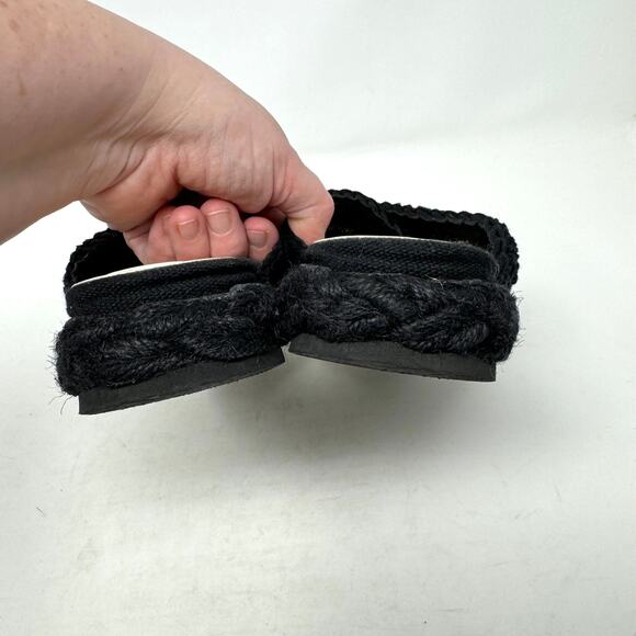 Beach By Matisse Kalani Natural Raffia Flatform Sandals Black Slip-On Size 9 - Picture 10 of 12
